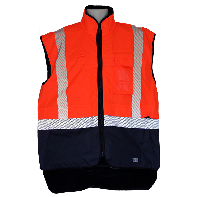 Segmented fleece lined vest - Pacific Consumables