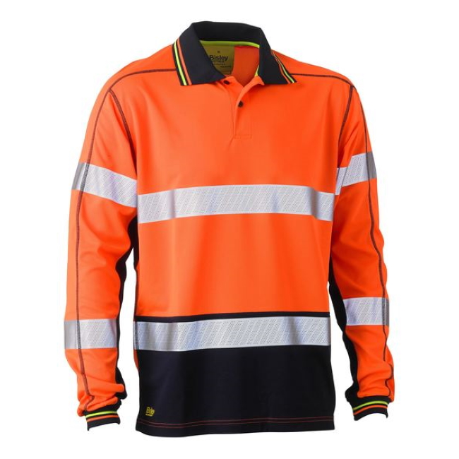Taped hi vis polyester mesh polo - Pacific Consumables